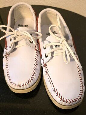 Baseball Lifestyle 101 Leather Baseball Preppy Summer Boat Dress Shoes